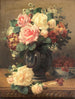 Naturmorte mit Rosen und Himbeeren - Jean-Baptiste Robie — Ansicht des Kunstwerks