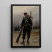 Ein französischer Infanterist im Deutsch-Französischen Krieg - Jean-Baptiste Édouard Detaille — gerahmtes Bild an der Wand