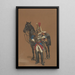 Cuirassier - Jean-Baptiste Édouard Detaille — gerahmtes Bild an der Wand