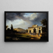 Das Pavillon de Bagatelle aktuell Bois de Boulogne aktuell 16. Arrondissement - Jean-Charles Joseph Rémond — gerahmtes Bild an der Wand