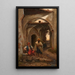 L'attente - Jean-Charles Langlois — gerahmtes Bild an der Wand