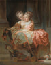 Die beiden Schwestern - Jean-Claude Richard de Saint-Non — Ansicht des Kunstwerks