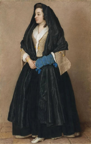 JeanEtienne Liotard - An Elegant Young Woman in Maltese Costume.webp