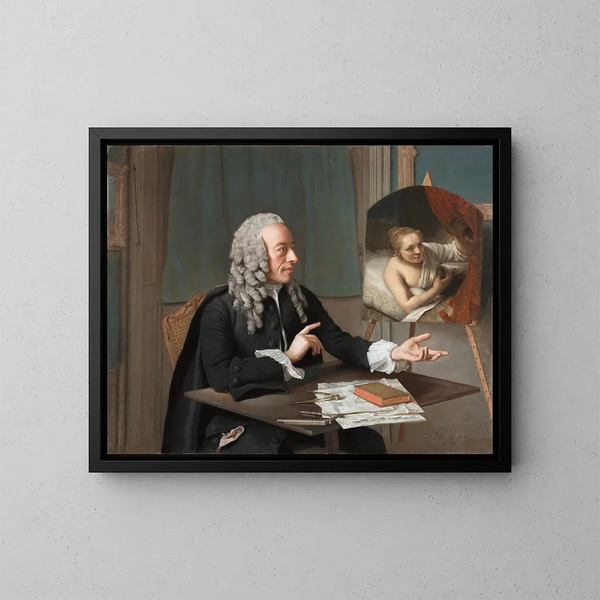 François Tronchin Gemälde - Jean-Étienne Liotard — gerahmtes Bild an der Wand