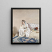 Marie Fargues, die Frau des Malers - Jean-Étienne Liotard — gerahmtes Bild an der Wand