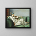 Portrait von Marie-Adélaïde von Frankreich in türkischer Kleidung - Jean-Étienne Liotard — gerahmtes Bild an der Wand