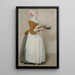 La Belle Chocolatière - Jean-Étienne Liotard — gerahmtes Bild an der Wand
