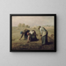 Die Sammlerinnen - Jean-François Millet — gerahmtes Bild an der Wand