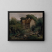 Der alte Mühle - Jean-François Millet — gerahmtes Bild an der Wand