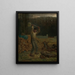 Der Holzfäller - Jean-François Millet — gerahmtes Bild an der Wand