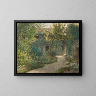 Haus von Thodore Rousseau in Barbizon - Jean-François Millet — gerahmtes Bild an der Wand