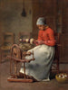 Frau beim Spinnen - Jean-François Millet — Ansicht des Kunstwerks