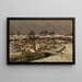 Winter in Brabant - Jean-François Taelemans — gerahmtes Bild an der Wand