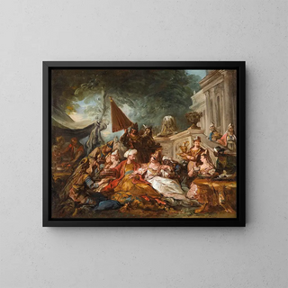 JeanFranois de Troy - Oriental scene or Esthers banquet.webp
