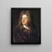 Portrait des Miniaturmalers Jacques-Antoine Arlaud - Jean-François de Troy — gerahmtes Bild an der Wand