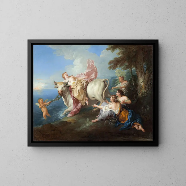 L'Enlèvement d'Europe - Jean-François de Troy — gerahmtes Bild an der Wand