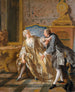 La Jarretière - Jean-François de Troy — Ansicht des Kunstwerks