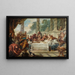 Das Mahl Esther und Assuérus - Jean-François de Troy — gerahmtes Bild an der Wand