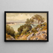 Am Cap d'Antibes - Jean-Henri Zuber — gerahmtes Bild an der Wand