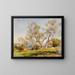 Die Olivenbäume in Cap d'Antibes - Jean-Henri Zuber — gerahmtes Bild an der Wand