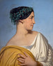 Kopf einer Frau - Jean-Hippolyte Flandrin — Ansicht des Kunstwerks
