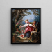 Blind Man's Buff - Jean-Honoré Fragonard — gerahmtes Bild an der Wand