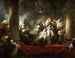 Coresus, der sich opfert, um Callirhoe zu retten - Jean-Honoré Fragonard — Ansicht des Kunstwerks
