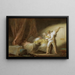 Le Verrou - Jean-Honoré Fragonard — gerahmtes Bild an der Wand