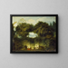 Der kleine Park - Jean-Honoré Fragonard — gerahmtes Bild an der Wand