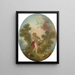 J'adore The Sentinel - Jean-Honoré Fragonard — gerahmtes Bild an der Wand