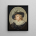 Portrait eines jungen Jungen mit einem Federhut - Jean - Honoré Fragonard — gerahmtes Bild an der Wand