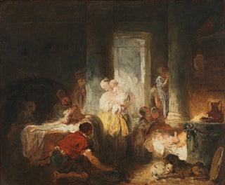 Römisches Innenraum-Gemälde - Jean-Honoré Fragonard — Ansicht des Kunstwerks