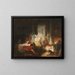 Römisches Innenraum-Gemälde - Jean-Honoré Fragonard — gerahmtes Bild an der Wand