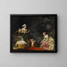 Die ersten Schritte - Jean-Honoré Fragonard — gerahmtes Bild an der Wand