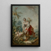 Die Freuden der Mutterschaft - Jean-Honoré Fragonard — gerahmtes Bild an der Wand