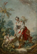 Die Freuden der Mutterschaft - Jean-Honoré Fragonard — Ansicht des Kunstwerks