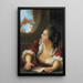 La Lettre d'amour - Jean-Honoré Fragonard — gerahmtes Bild an der Wand