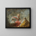Der Ruhezustand während der Flucht nach Ägypten - Jean-Honoré Fragonard — gerahmtes Bild an der Wand