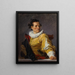 Der Krieger - Jean-Honoré Fragonard — gerahmtes Bild an der Wand