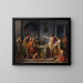 Die Großmut von Lycurgus - Jean-Jacques-François Le Barbier — gerahmtes Bild an der Wand