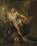 Der tragische Endkampf von Milon von Kroton - Jean-Jacques Bachelier — Ansicht des Kunstwerks