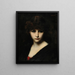 Zärtlichkeit - Jean-Jacques Henner — gerahmtes Bild an der Wand