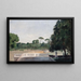 Jardins de la Villa Borghèse vus depuis la Villa Médicis Rome - Jean-Jacques Henner — gerahmtes Bild an der Wand