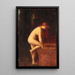 Nymphe - Jean-Jacques Henner — gerahmtes Bild an der Wand