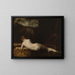 Nymphe allongée - Jean-Jacques Henner — gerahmtes Bild an der Wand