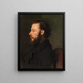 Portrait von Herrn A. Koch - Jean-Jacques Henner — gerahmtes Bild an der Wand