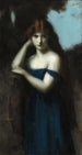 Frau stehend - Jean-Jacques Henner — Ansicht des Kunstwerks