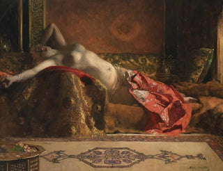 Odalisque allongée - Jean-Joseph Benjamin-Constant — Ansicht des Kunstwerks