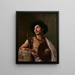 Ein Bichari-Krieger - Jean-Léon Gérôme — gerahmtes Bild an der Wand