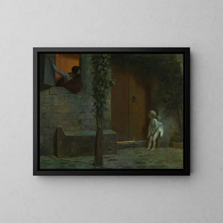 JeanLon Grme - Cupid at the Door in a Rainstorm.webp